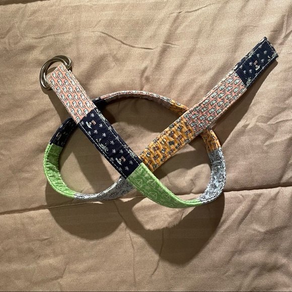 Vineyard Vines cotton multicolored belt - girls size large? - Picture 1 of 4